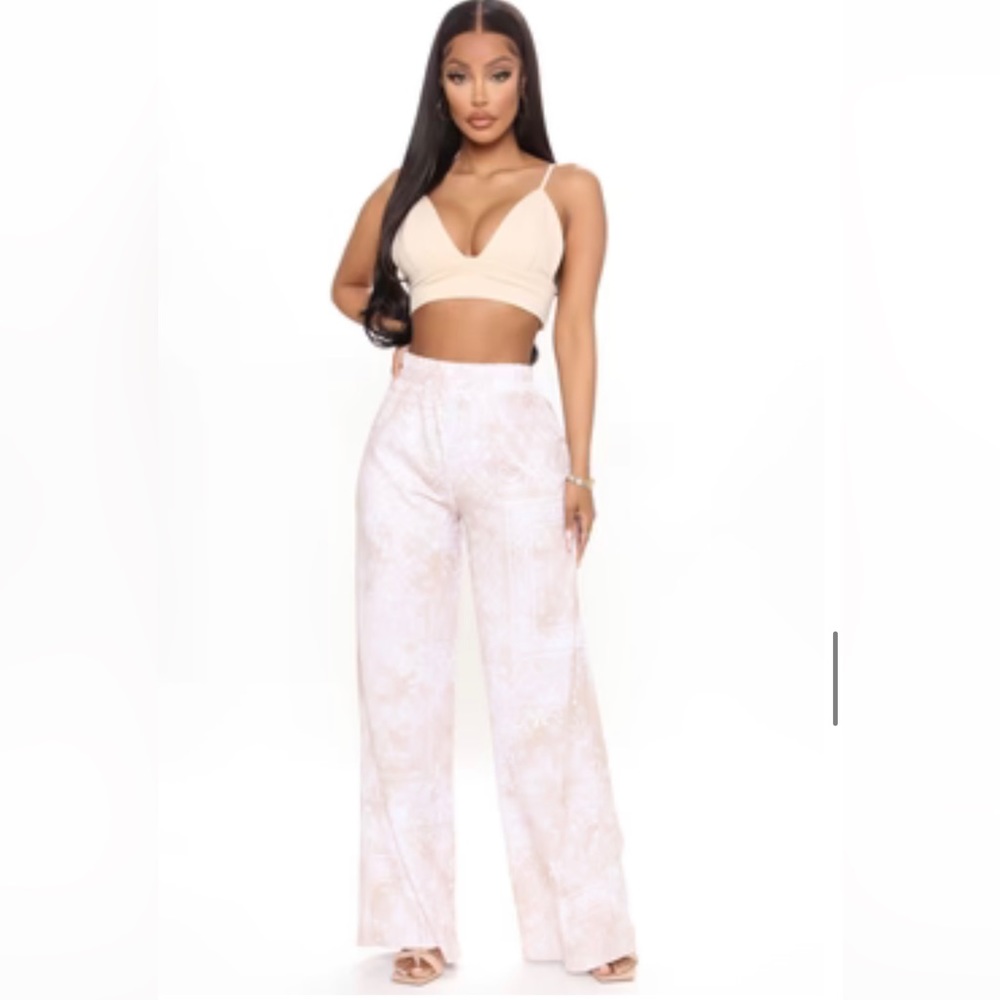 FN Paisley little thing wide leg pants